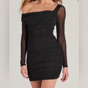 Elegant Black Off-Shoulder Dress